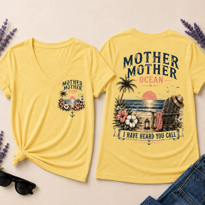 Mother Mother Ocean I Have Heard You Call V-Neck T-Shirt