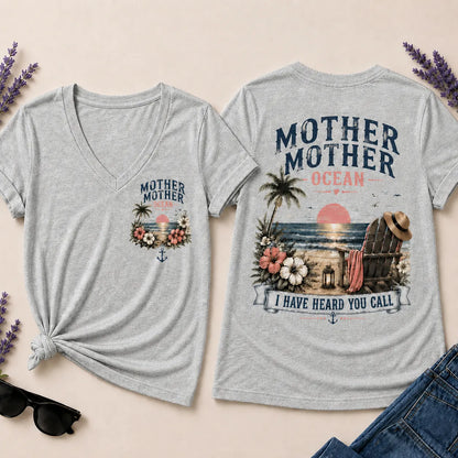 Mother Mother Ocean I Have Heard You Call V-Neck T-Shirt