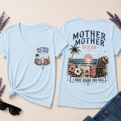 Mother Mother Ocean I Have Heard You Call V-Neck T-Shirt